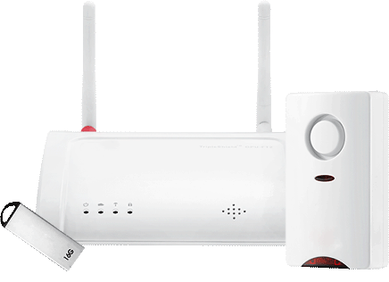Security shuttle with siren