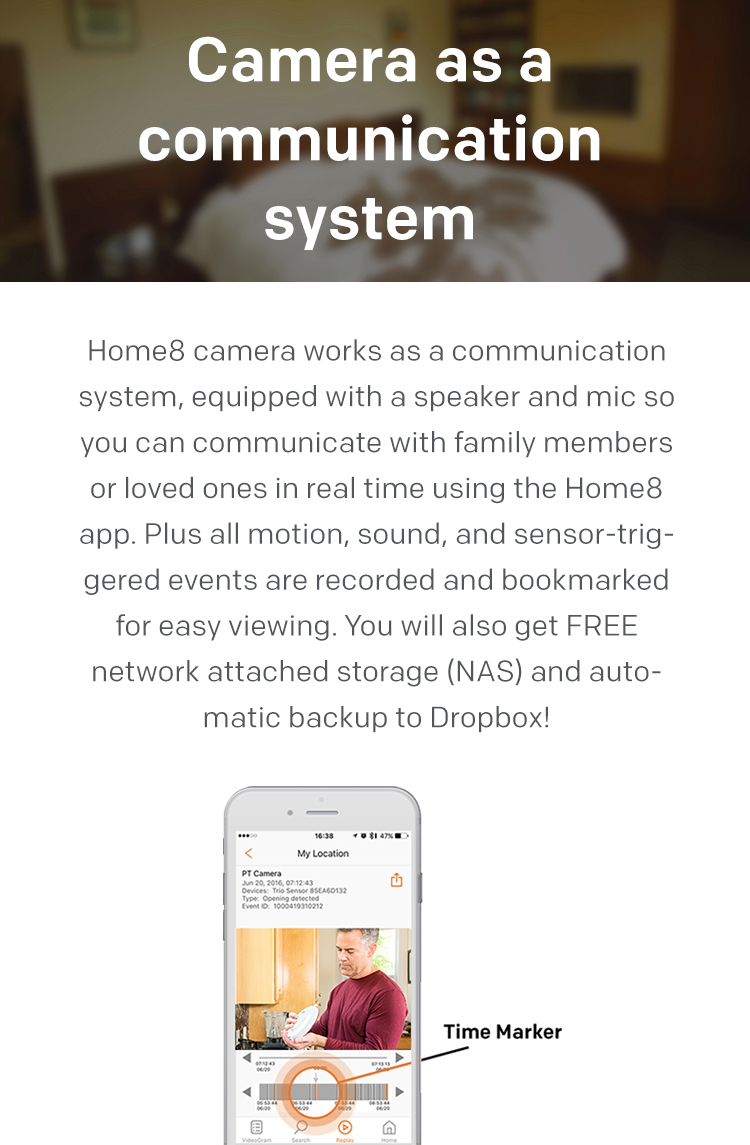 home8 camera communication system