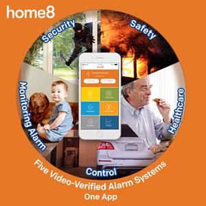 Home8 Integrated, Video-Verified Security, Safety, & Healthcare Monitoring/Alarm Systems